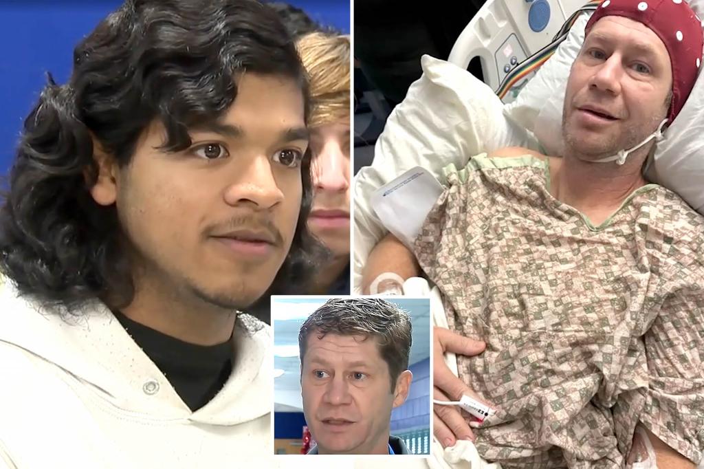 Texas high school students help save teacher Adam Compton who went into cardiac arrest