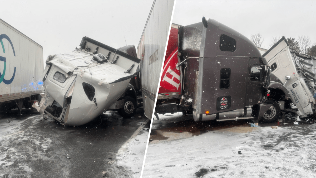 Snow snarls roads, highways across Mass. for evening commute