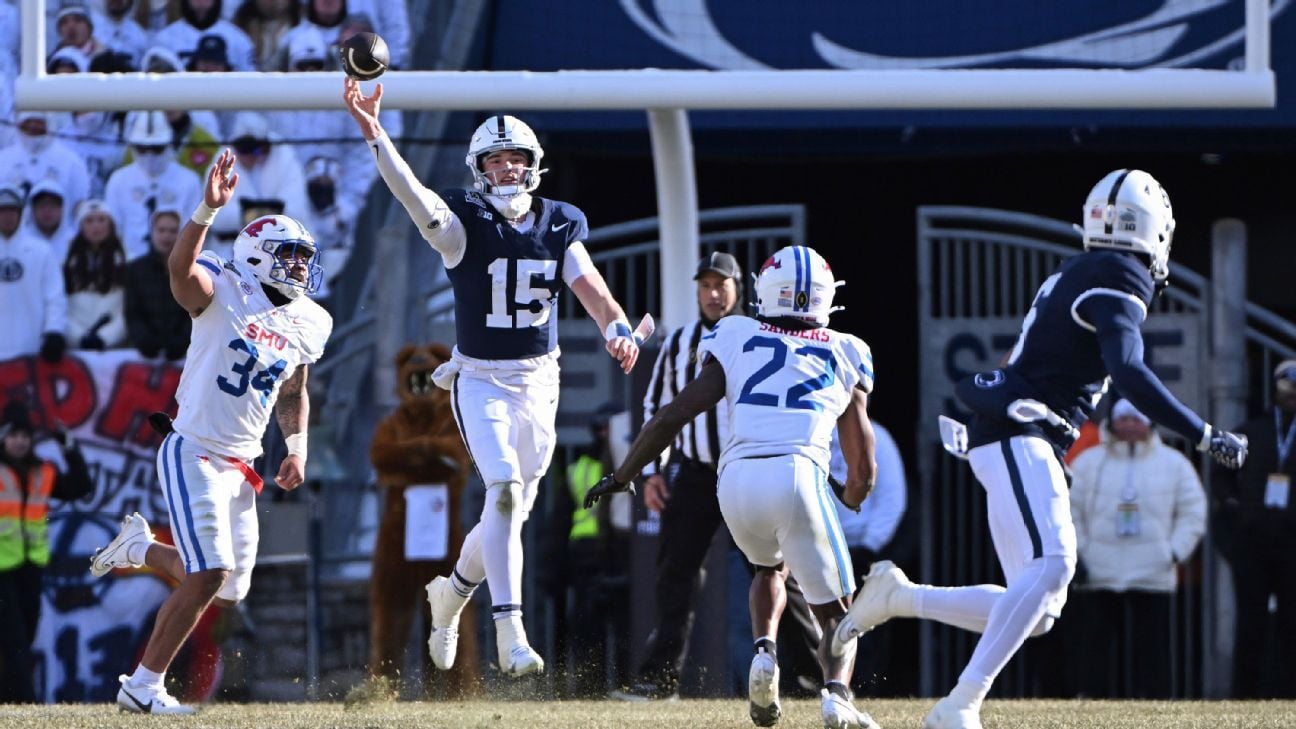 PSU blasts mistake-prone SMU, wins CFP opener