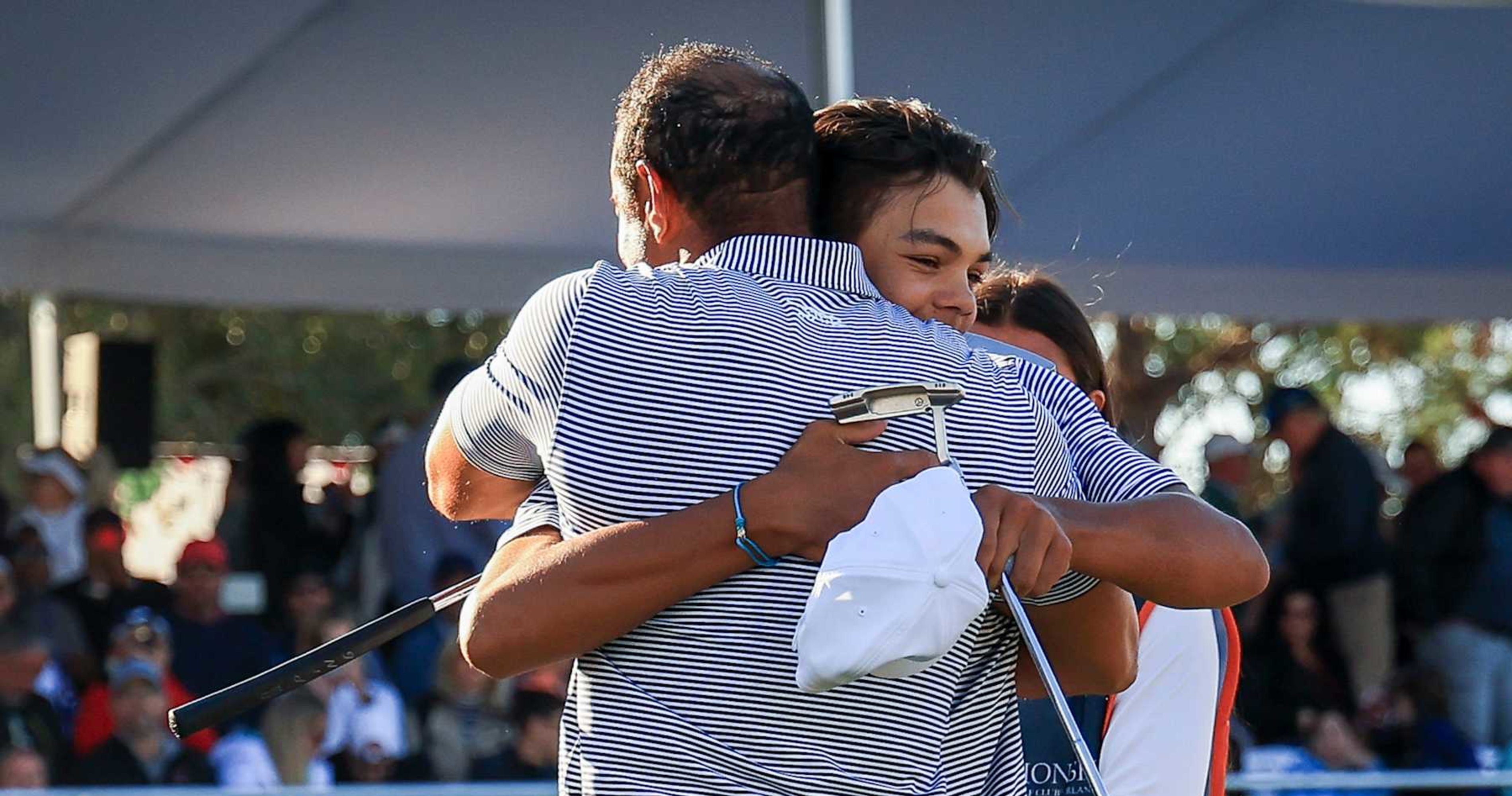 Video: Tiger Woods, Son Charlie Reflect on Strong Opening Round at PNC Championship