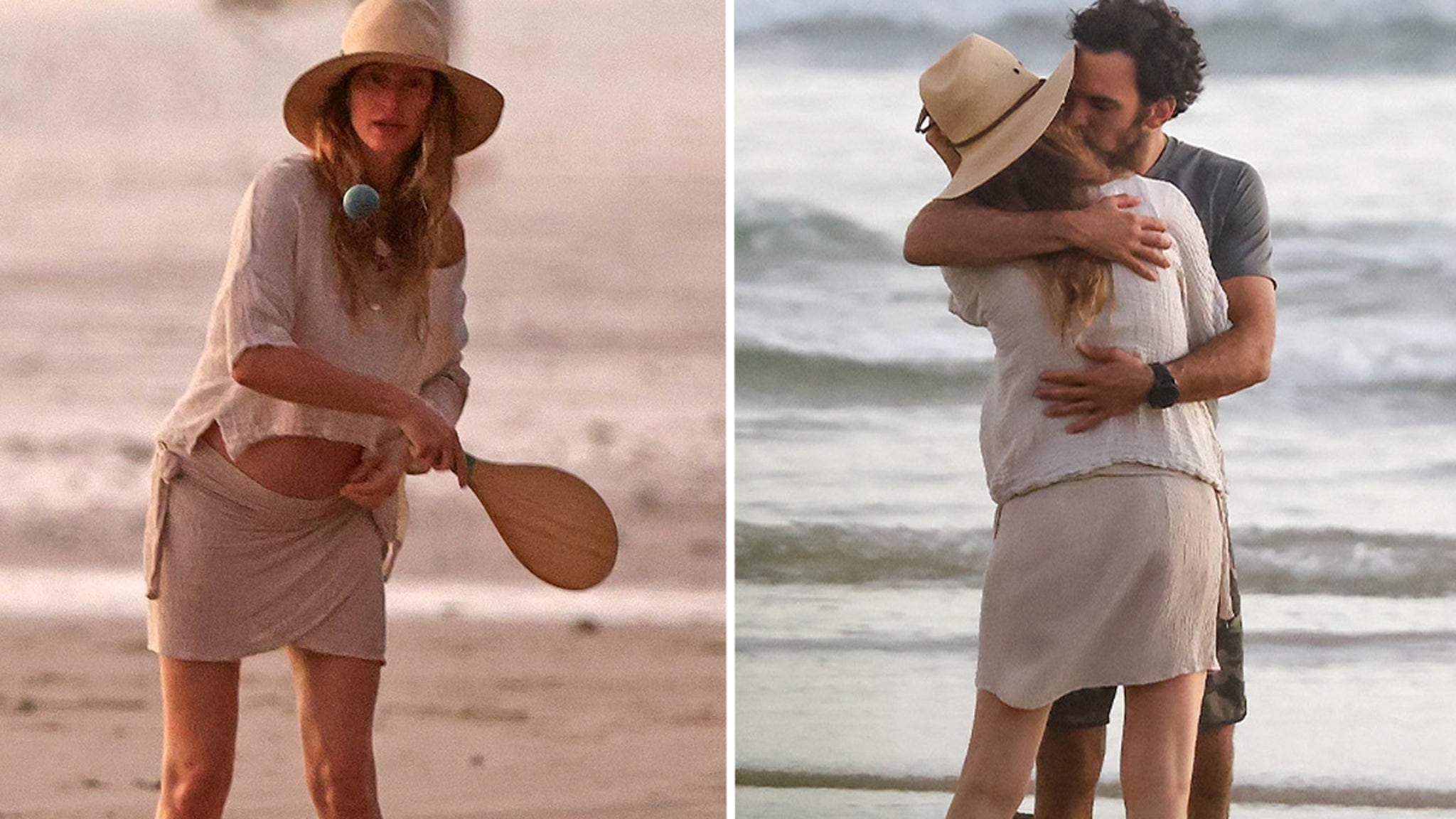 Gisele Bündchen And BF Joaquim Valente Pack On PDA At Beach In Costa Rica