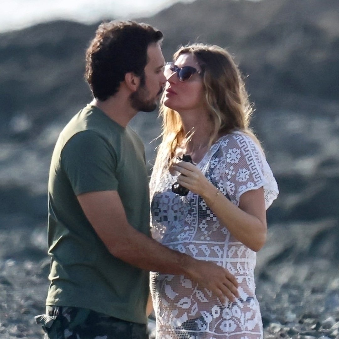 Pregnant Gisele Bündchen Packs on the PDA With Joaquim Valente