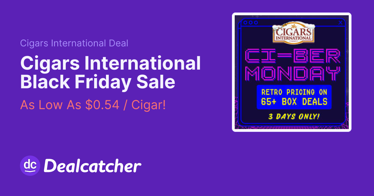 Cigars International - Cigars International Black Friday Sale