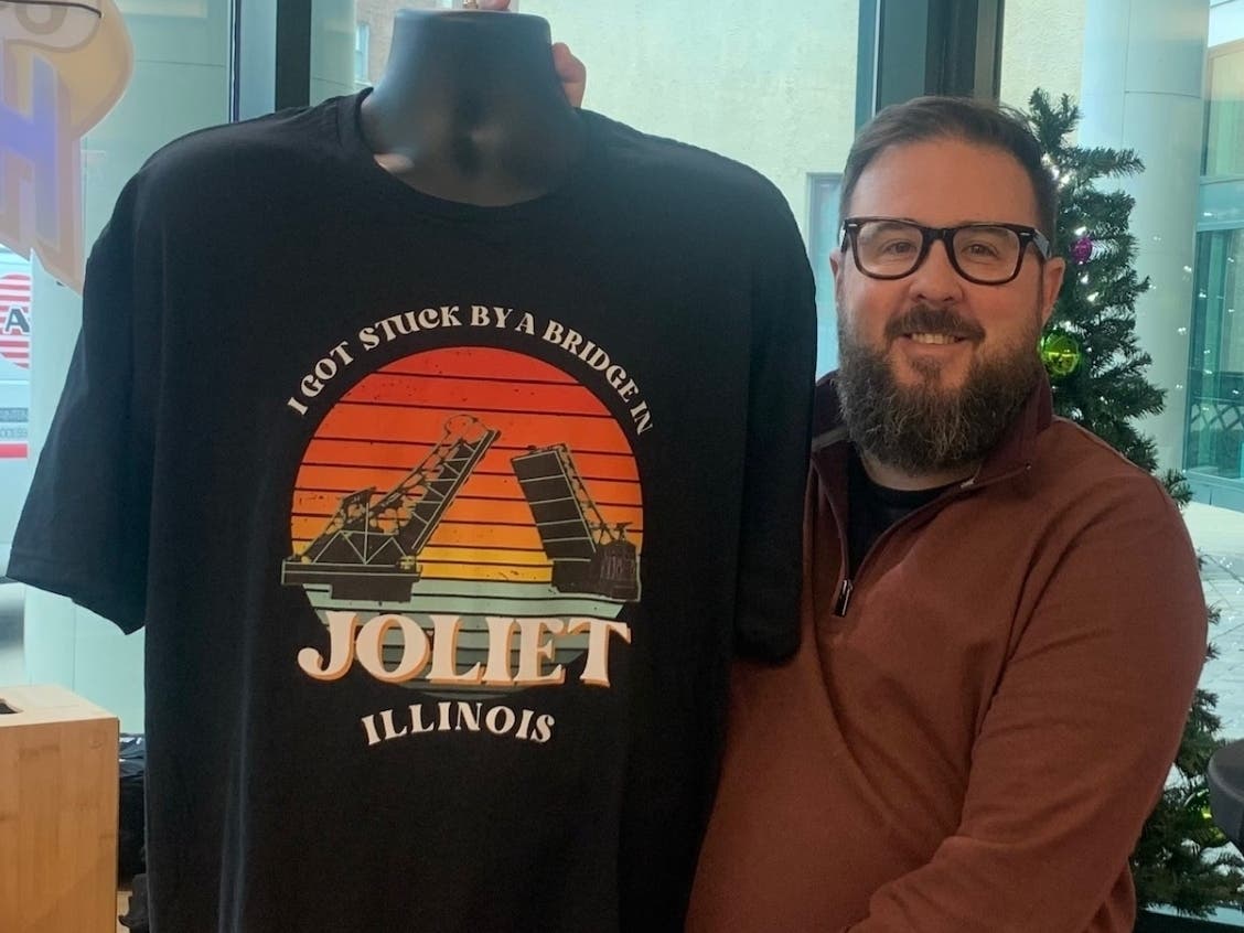 'I Got Stuck By A Bridge In Joliet' T-Shirts Now For Sale At Museum