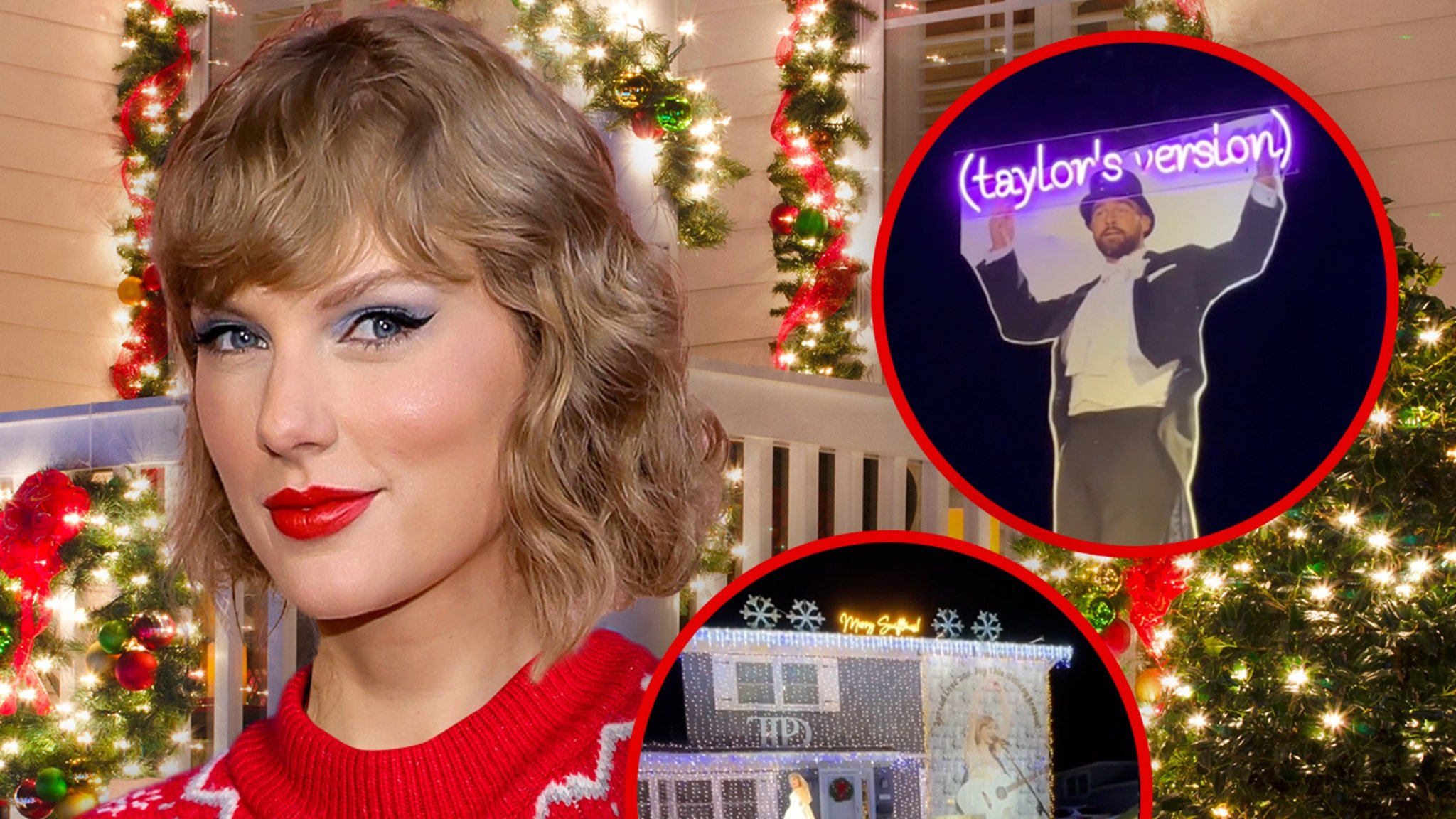 Viral Taylor Swift 'Christmas House' Returns With a Travis Kelce Cameo