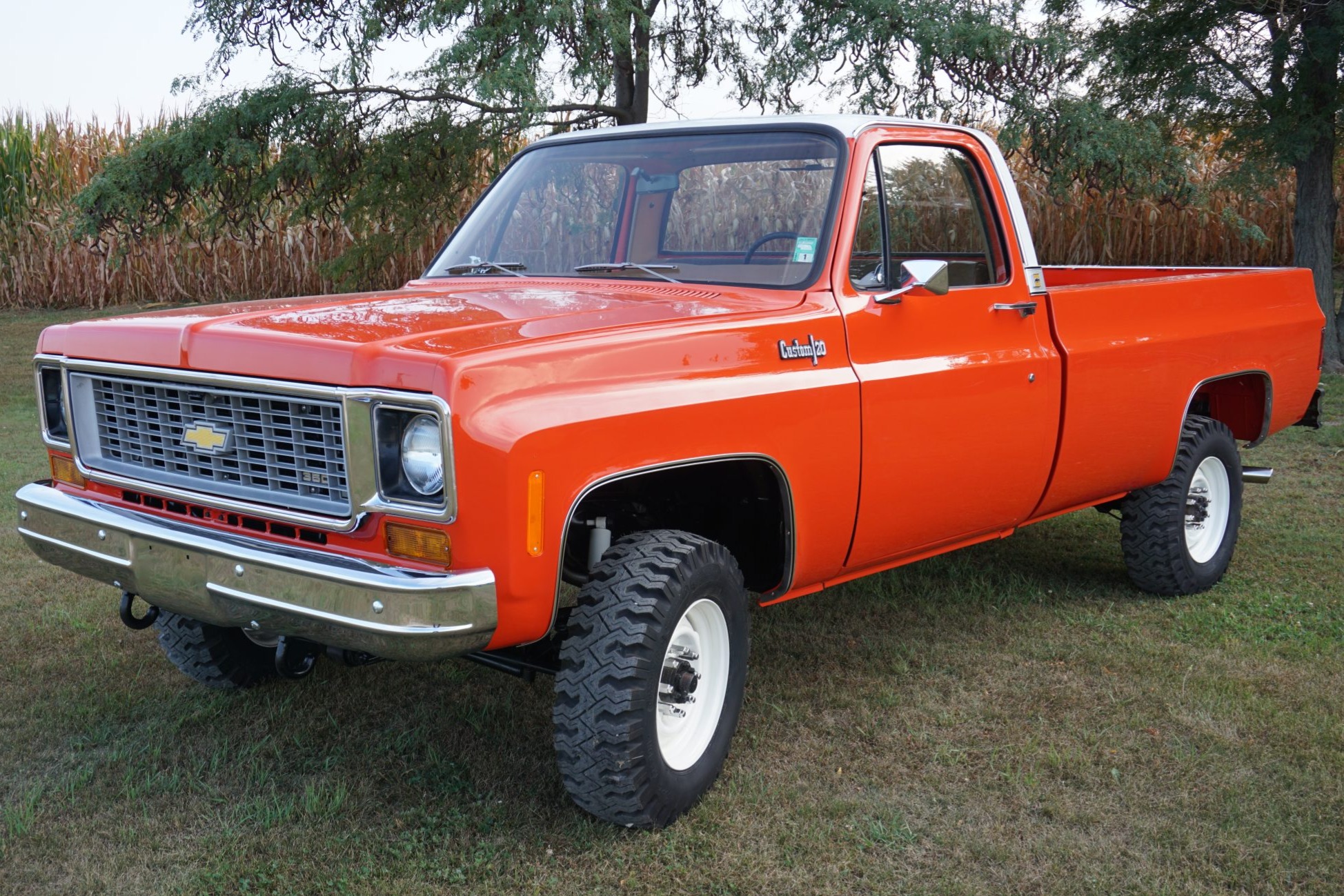 1974 Chevrolet K20 Custom Pickup 4×4 4-Speed at No Reserve