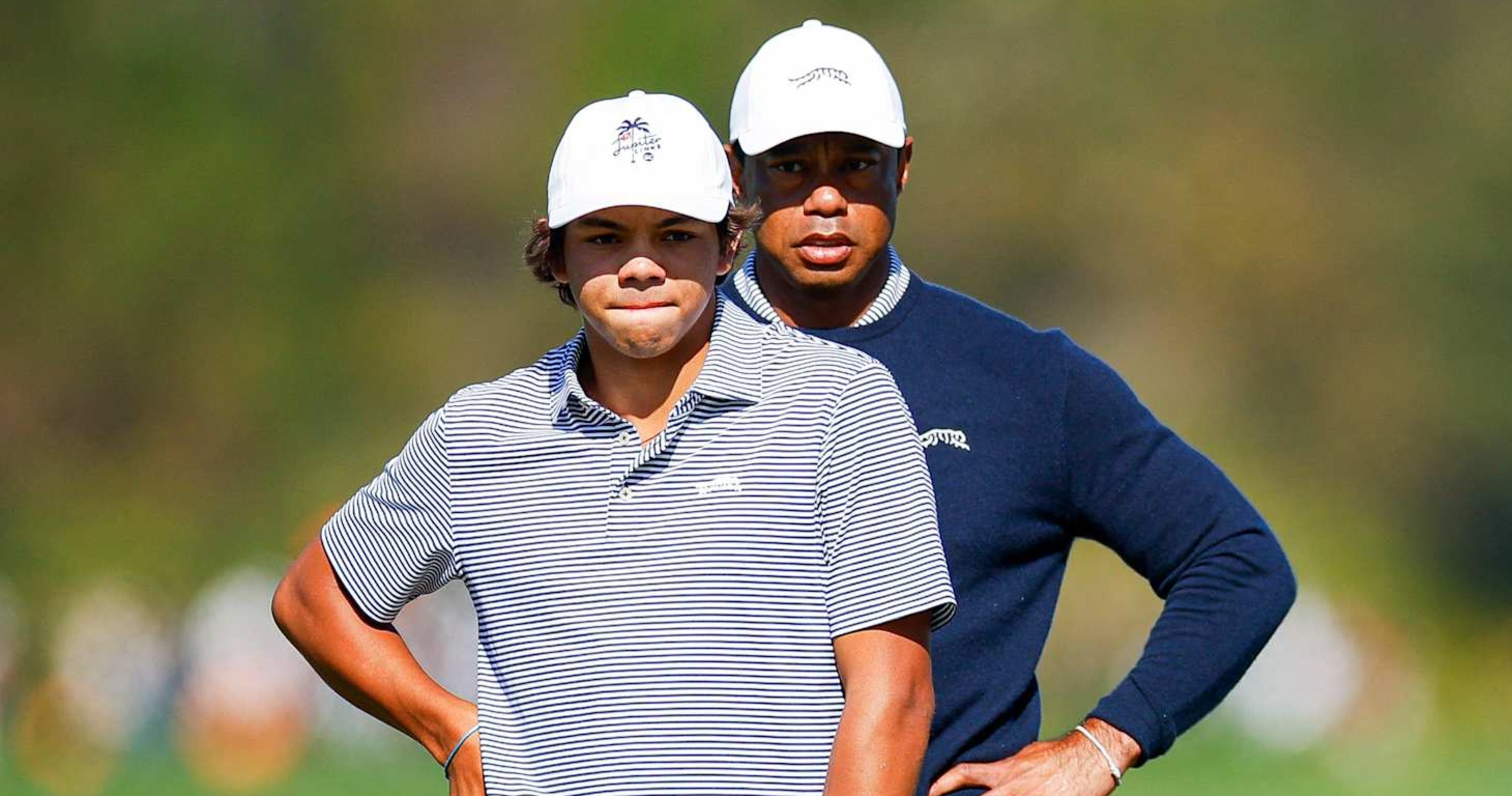 Tiger Woods, Son Charlie Tied for 1st After Strong 1st Round at 2024 PNC Championship