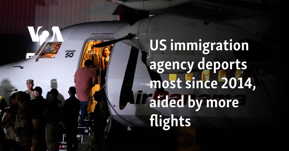 US immigration agency deports most since 2014, aided by more flights