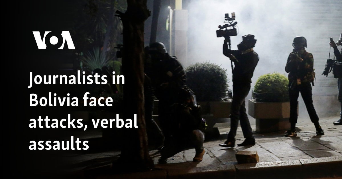 Journalists in Bolivia face attacks, verbal assaults