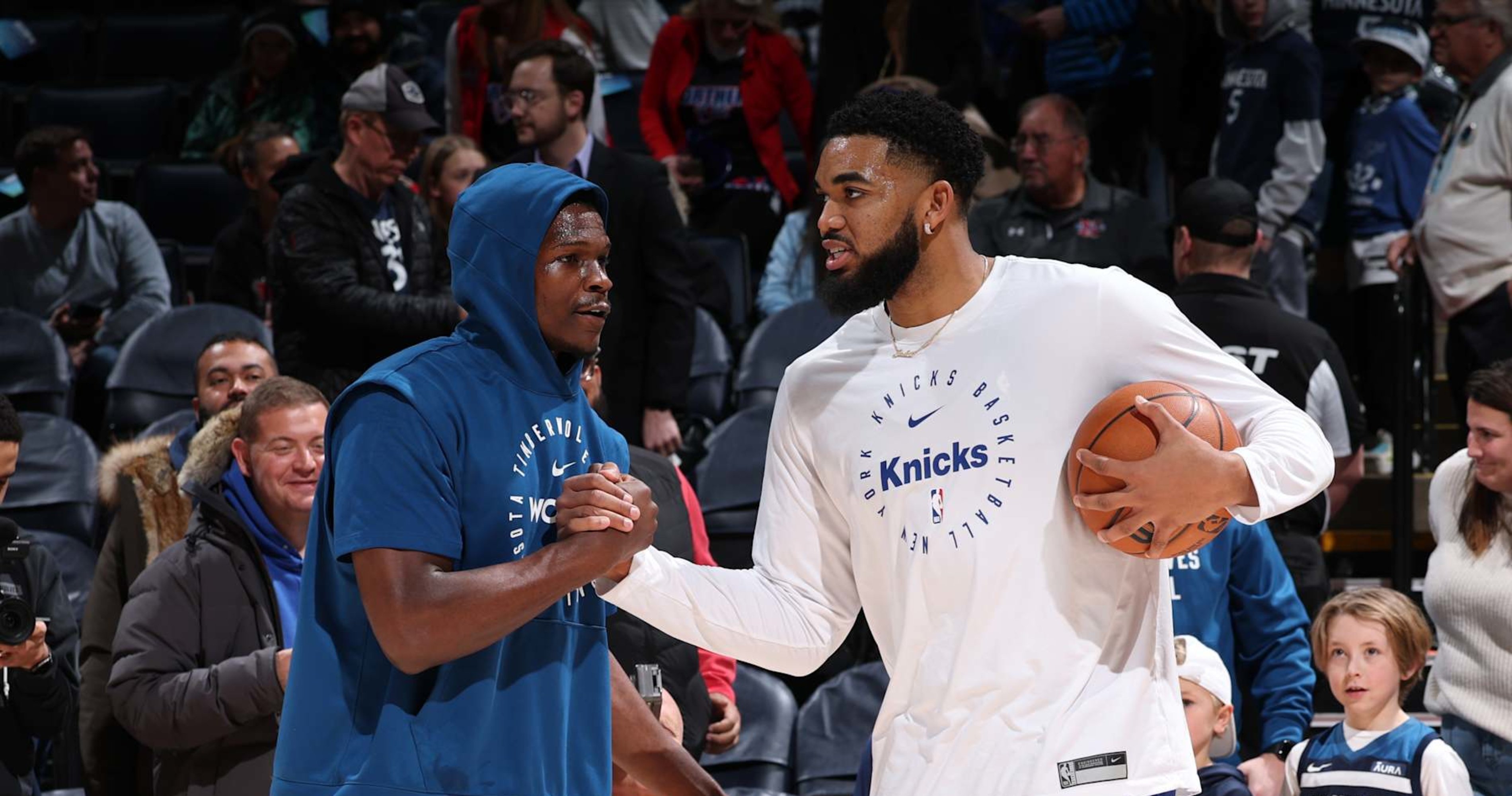 Anthony Edwards 'Mad' Wolves Lost; Karl-Anthony Towns Lived the 'Dream' in Knicks Win