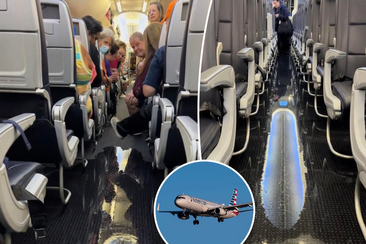 Passengers panic as American Airlines flight ‘floods’ in midair: ‘New fear unlocked’