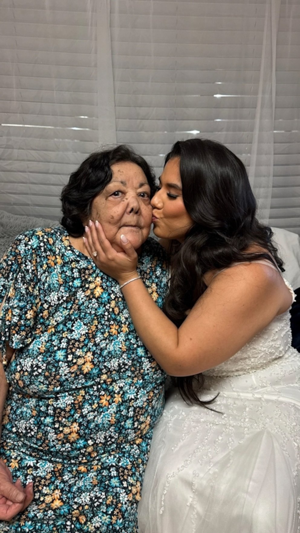 WATCH: Bride visits grandma at nursing home on wedding day since she can't attend