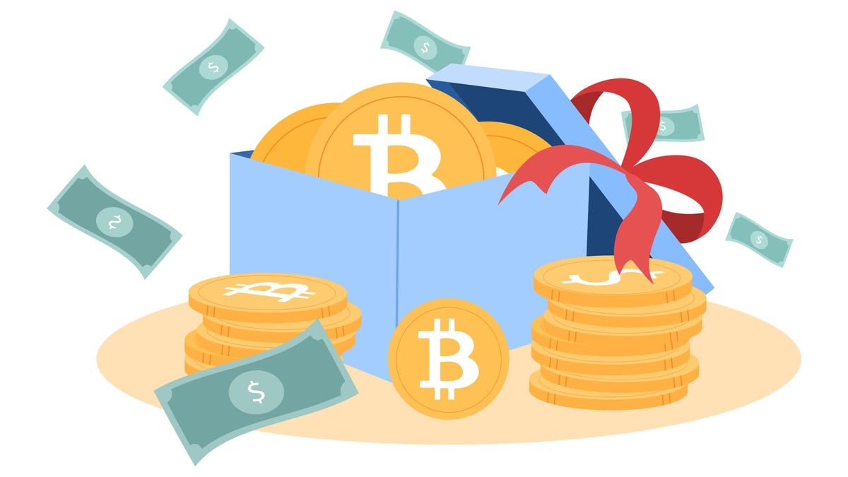 How can I give Bitcoin and other cryptos as a Christmas gift?