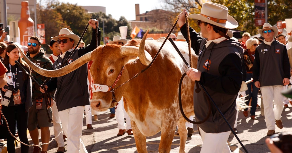 Banned again: Texas mascot won’t be allowed on sidelines for CFP bout with Arizona State