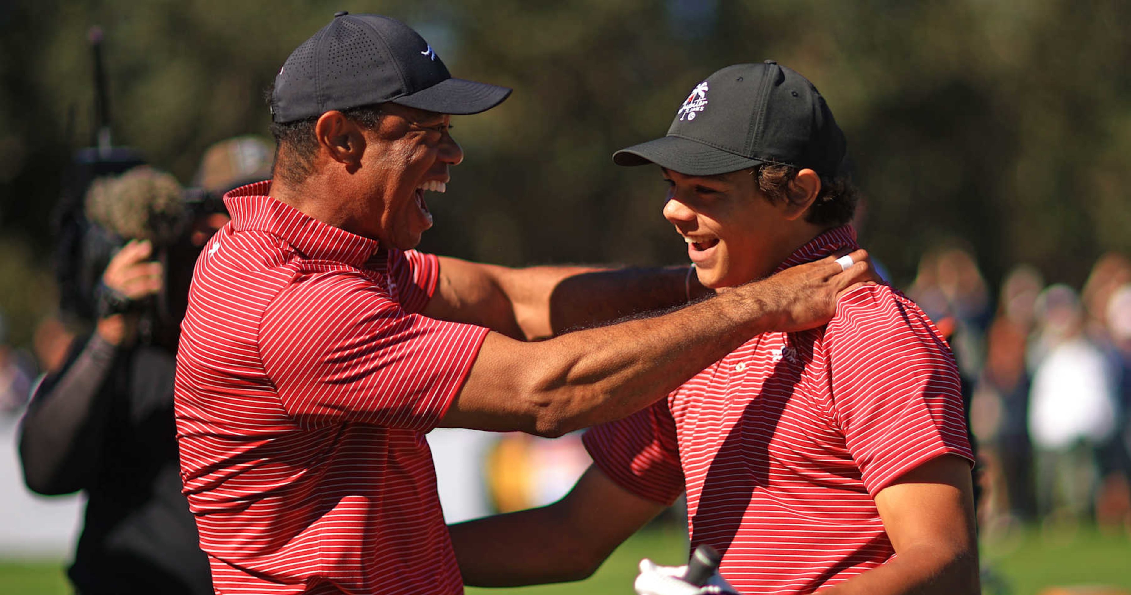 Video: Tiger Woods Says He's 'So Happy' for Charlie After Son's 1st Hole-in-One