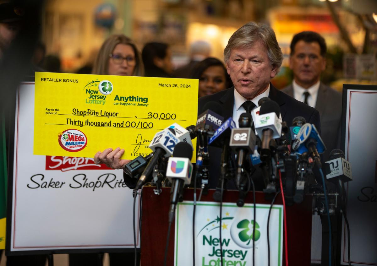 NJ Lottery winner claims $1 billion Mega Millions jackpot from ticket sold March 26, 2024