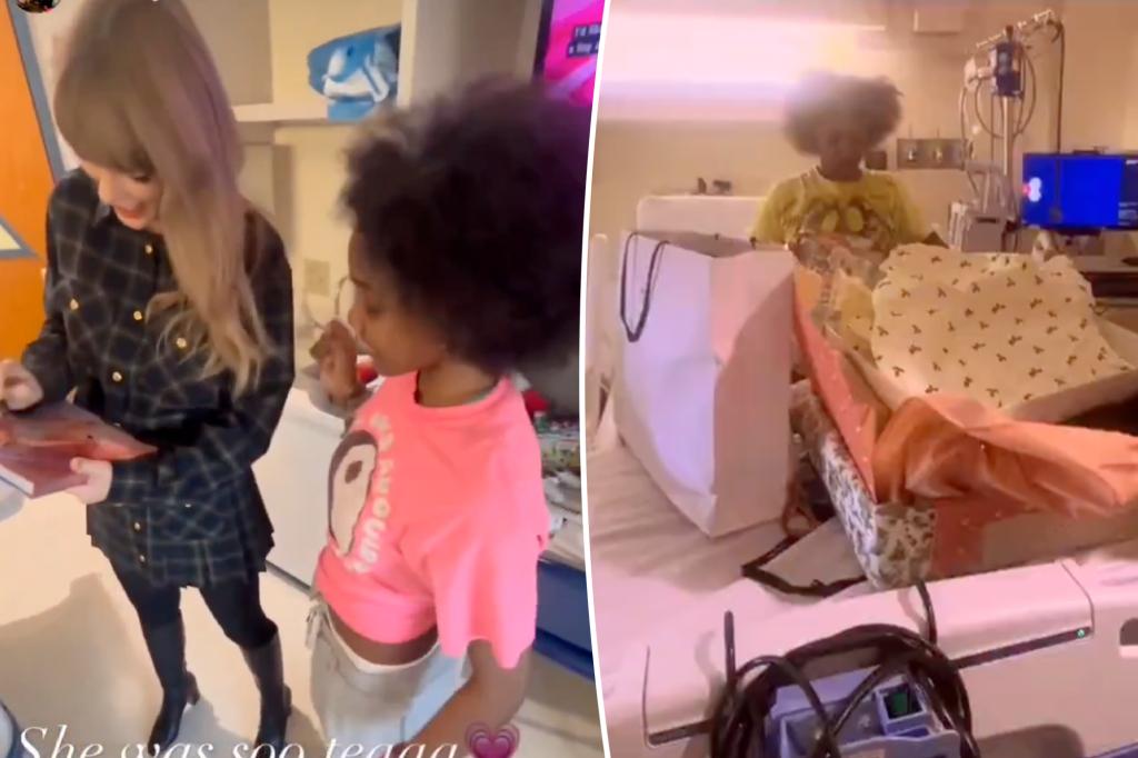 Taylor Swift gifts fan who called her hospital outfit 'tea' the same Miu Miu set