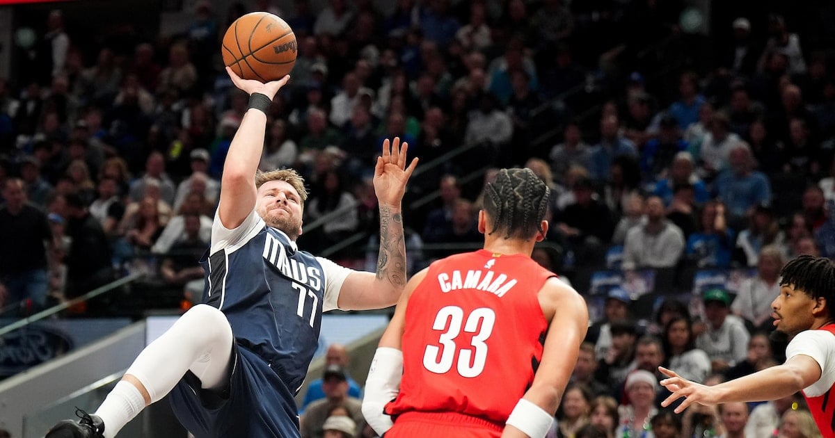 Returning Luka Doncic sets the stage for paint-dominant Mavs to crush struggling Blazers