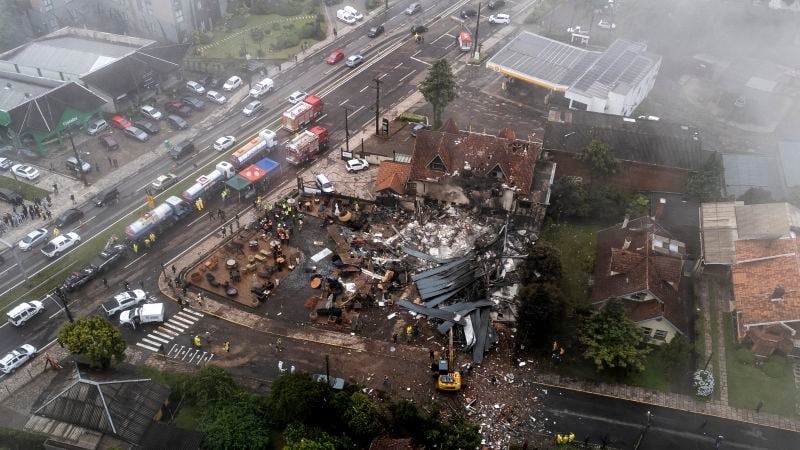 Gramado, Brazil: Small plane crashes into city, killing all 10 people on board