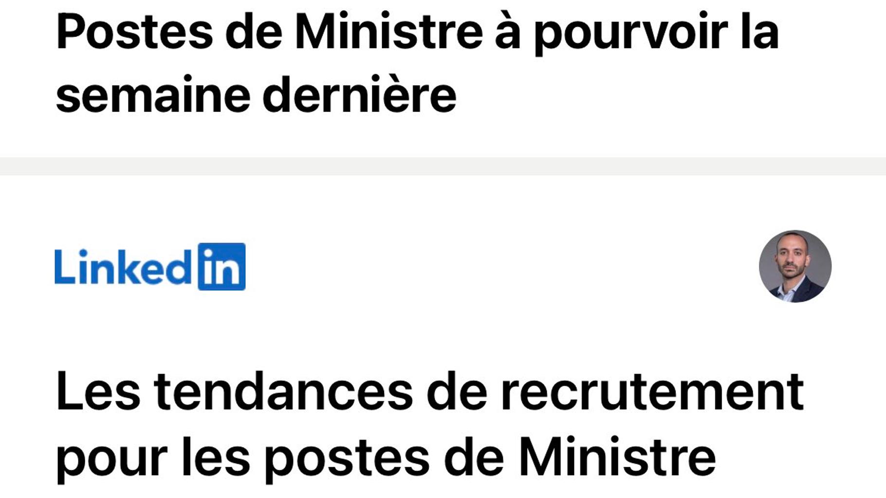 Gouvernement Bayrou : Benjamin Haddad reçoit un message LinkedIn qui ne pouvait pas tomber à un moment plus cocasse