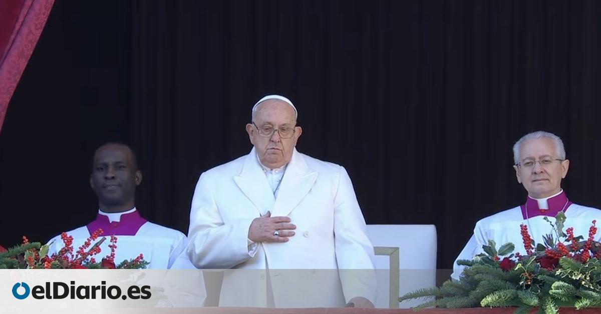 El Papa exige a Israel que “callen las armas” en Gaza, "donde la situación humanitaria es gravísima”