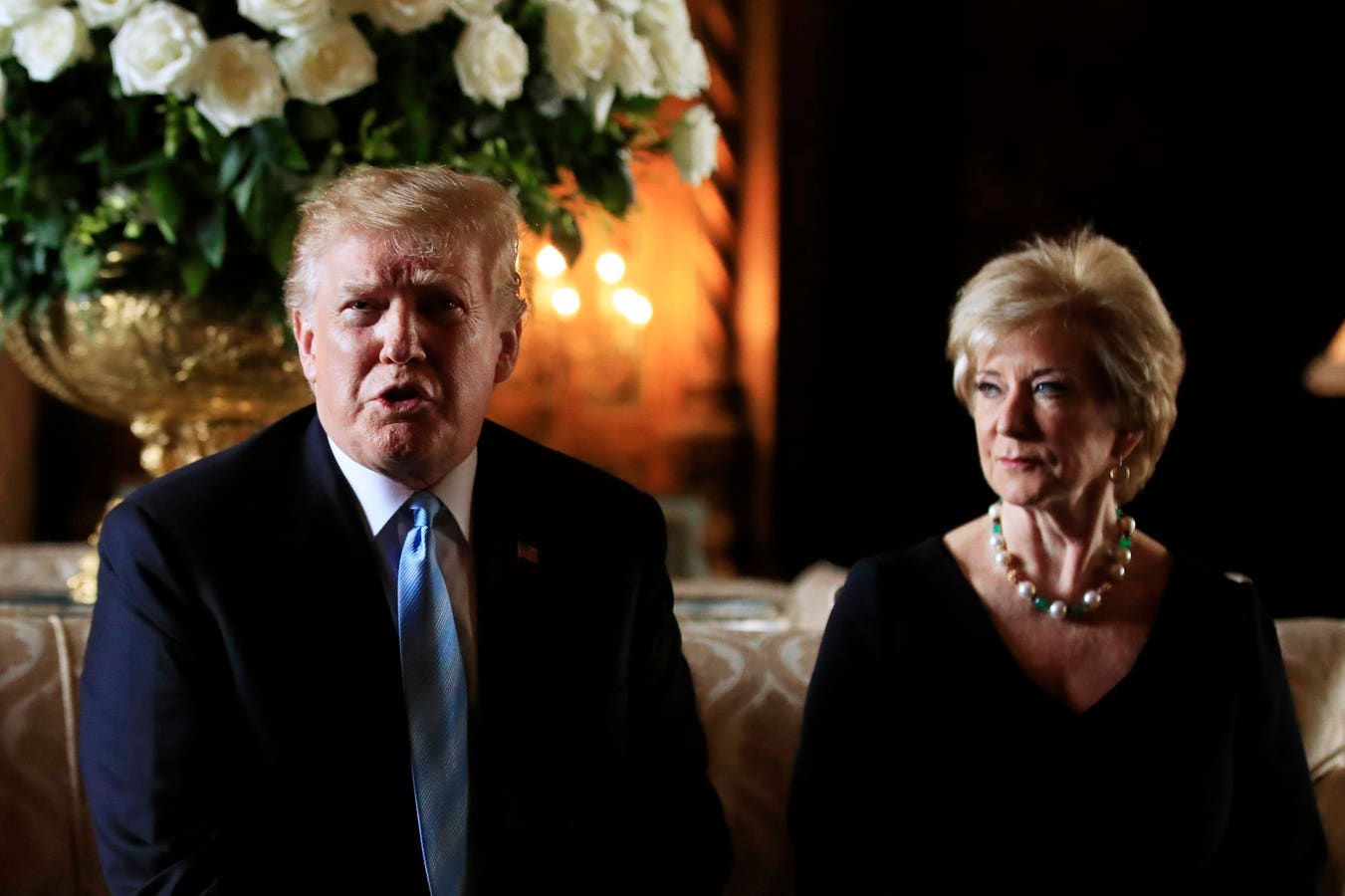 Linda McMahon, Trump’s Education Pick, Bankrolled His Raucous Madison Square Garden Rally