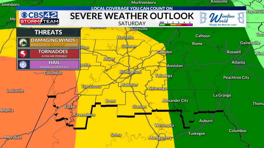 Weather Aware Saturday - Early Sunday for Strong to Severe Storms