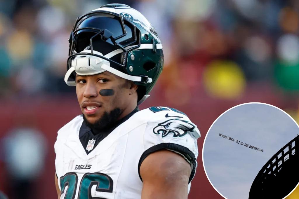 Eagles fan getting banner plane to taunt Giants over losing Saquon Barkley