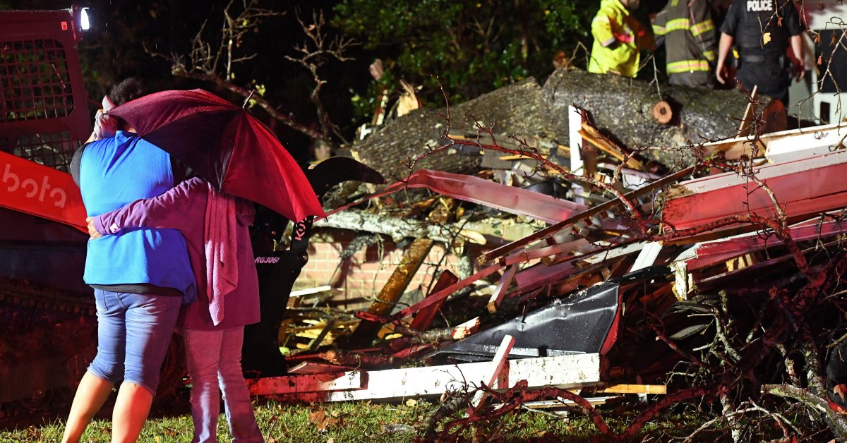 Tornadoes in Texas and Mississippi Kill Two and Injure Six as Severe Weather System Moves East