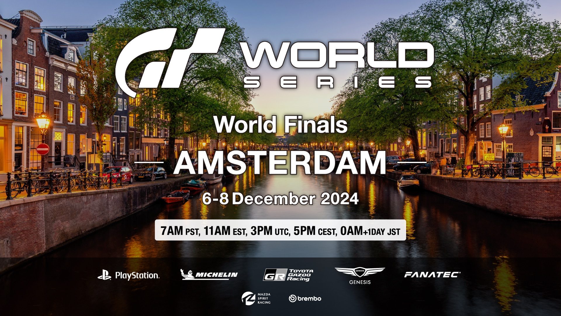 Gran Turismo World Series 2024 Finals live in Amsterdam starting Dec 8