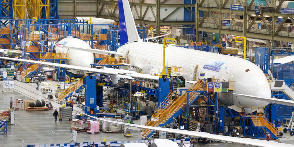 Boeing is spending $1 billion to expand a plant that builds the 787 as it seeks to boost production