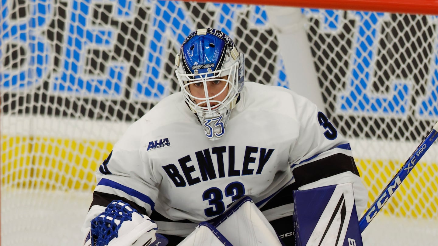 Bentley men’s hockey comes out of holiday break with upset of Maine