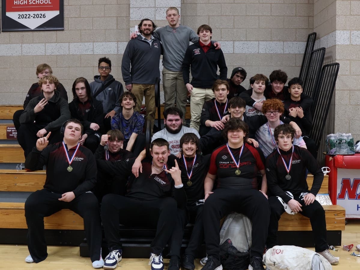 Concord 10th-12th Graders Place 3rd At Natick JV Wrestling Tourney