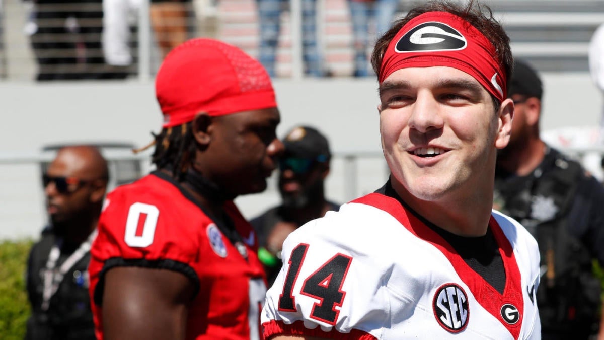 Georgia QB Gunner Stockton doesn't have Carson Beck's arm (or ride), but there's just something about him