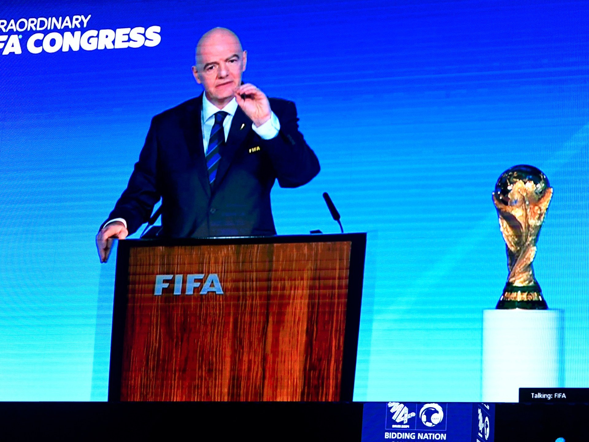 Saudi Arabia named FIFA World Cup 2034 host; Morocco to co-stage 2030