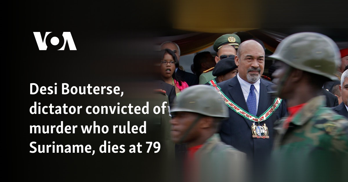 Desi Bouterse, dictator convicted of murder who ruled Suriname, dies at 79