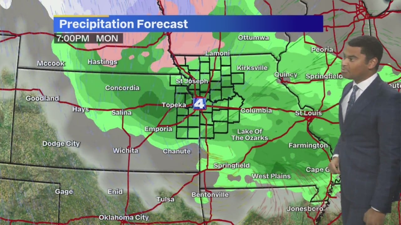 Today's latest forecast for KC metro