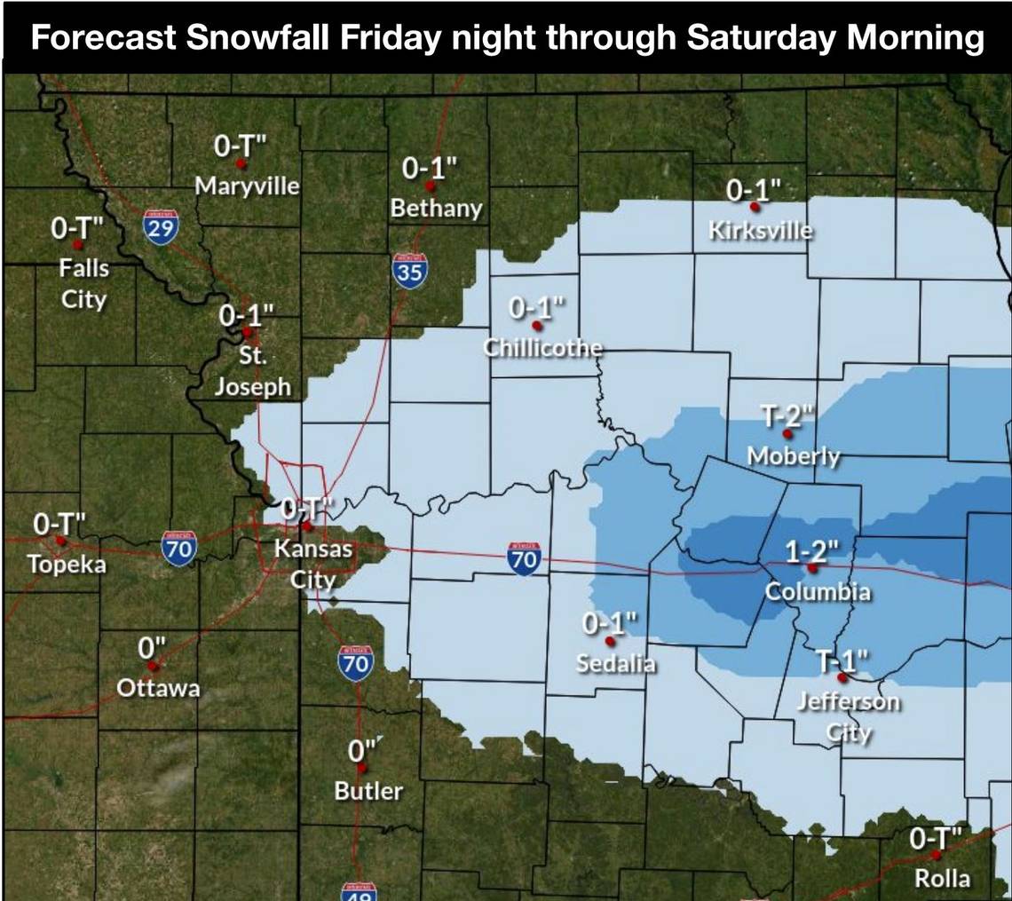 Cold snap grips Kansas City metro as fast moving storm could bring snow to area