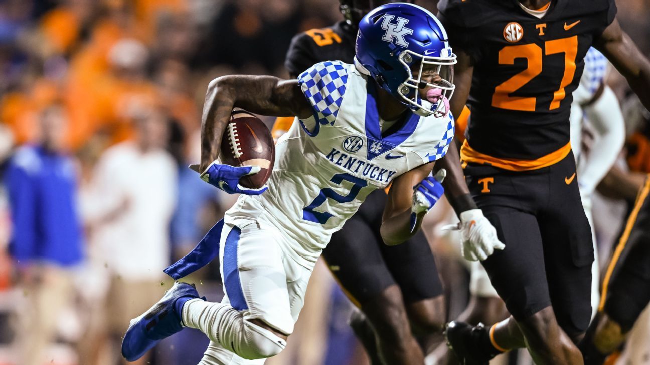 Kentucky starting WR Brown entering portal