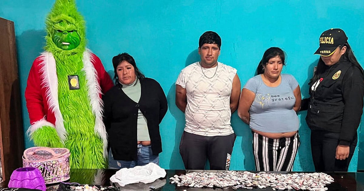 The Grinch who stole Christmas from alleged drug dealers in Peru