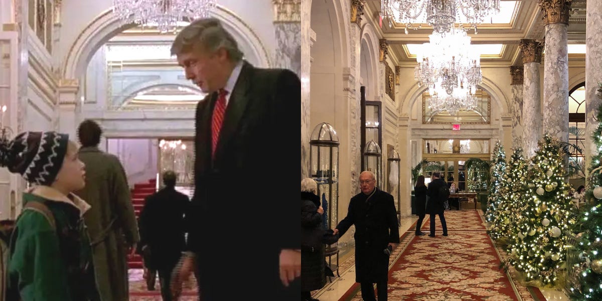 What all the iconic locations in 'Home Alone 2: Lost in New York' are like in real life