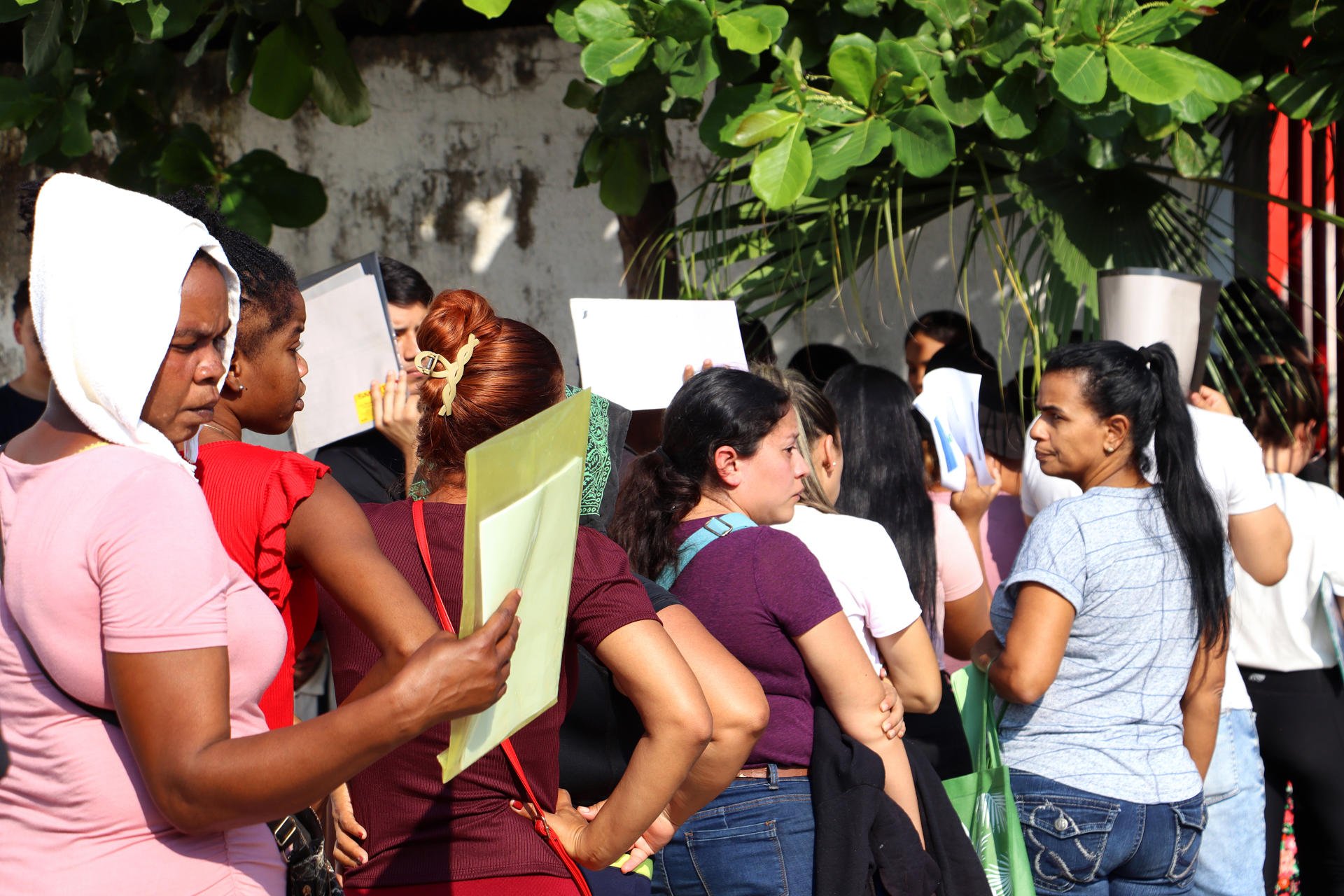 Migrantes preparan salida desde la frontera sur de México