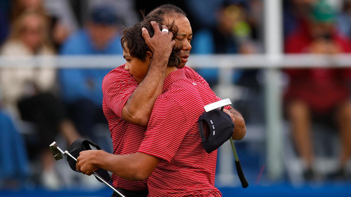 Tiger Woods, son Charlie fall in 2024 PNC Championship playoff as Bernhard Langer drains winning putt