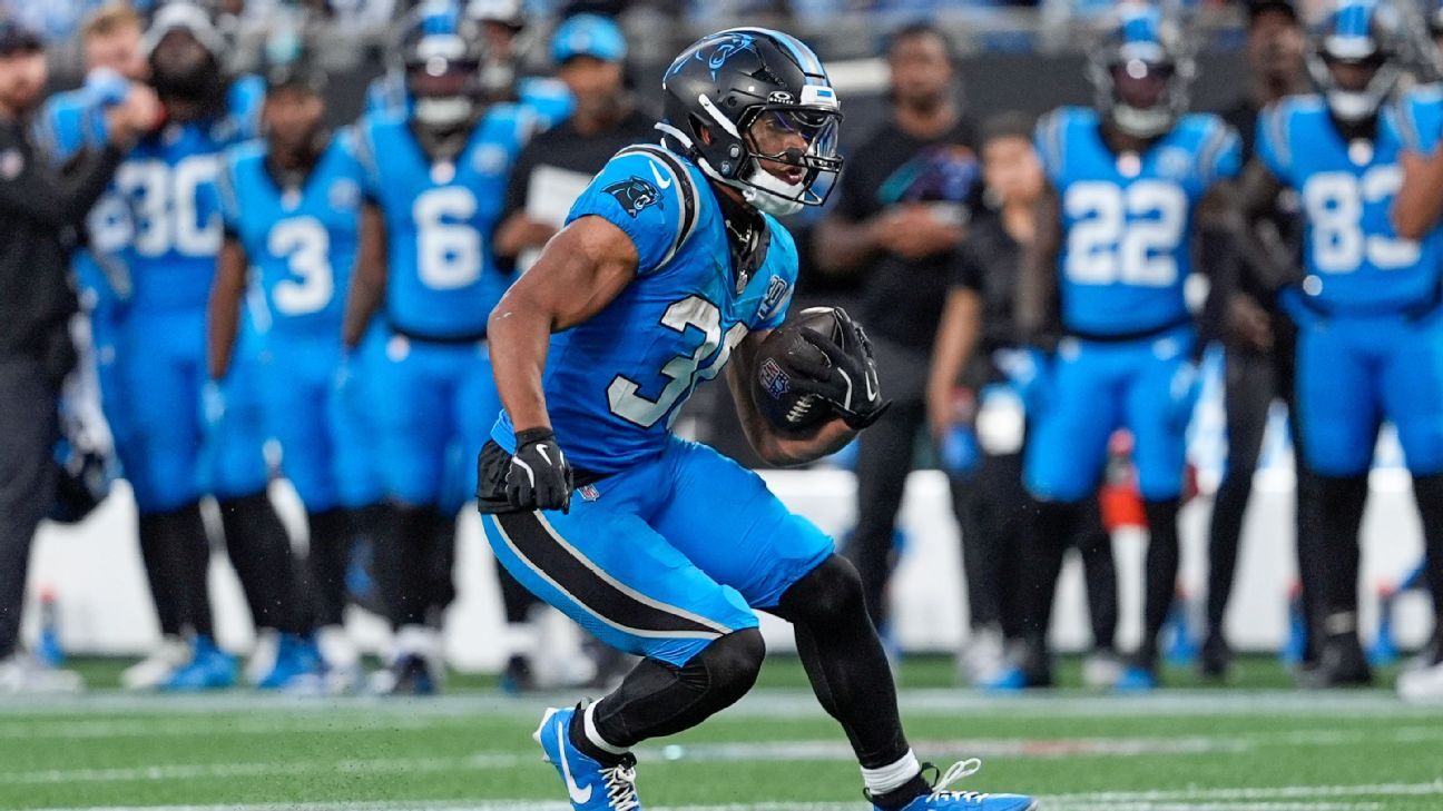 Sources: Panthers to place RB Hubbard on IR