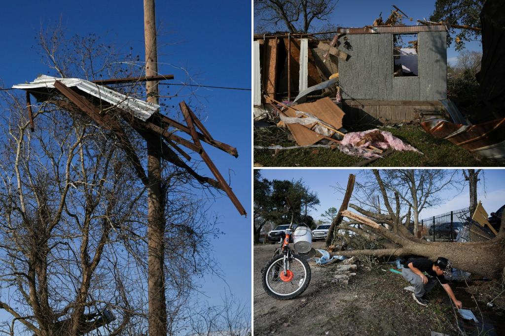 Dozens of tornadoes leave at least 4 dead as twisters wreak havoc across 7 Southern states