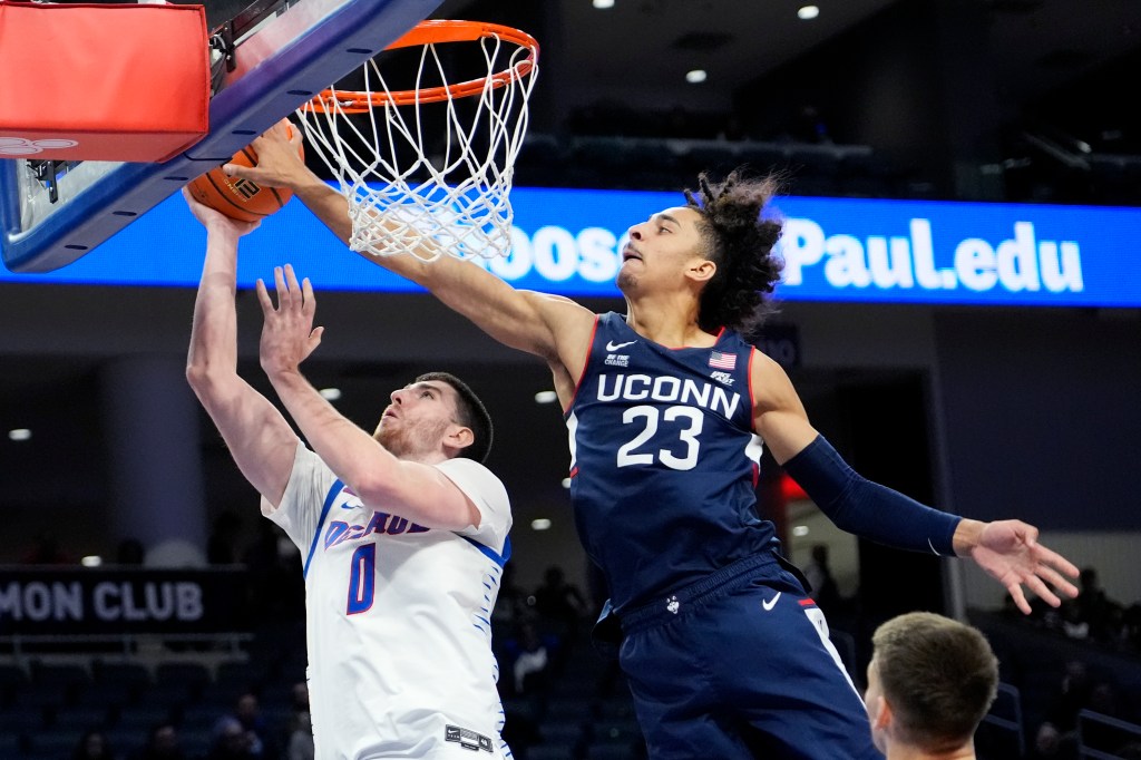 DePaul men lose to No. 11 UConn 81-68, fall to 0-3 in Big East