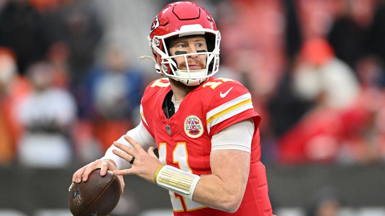 Chiefs to start Carson Wentz, rest Patrick Mahomes vs. Broncos