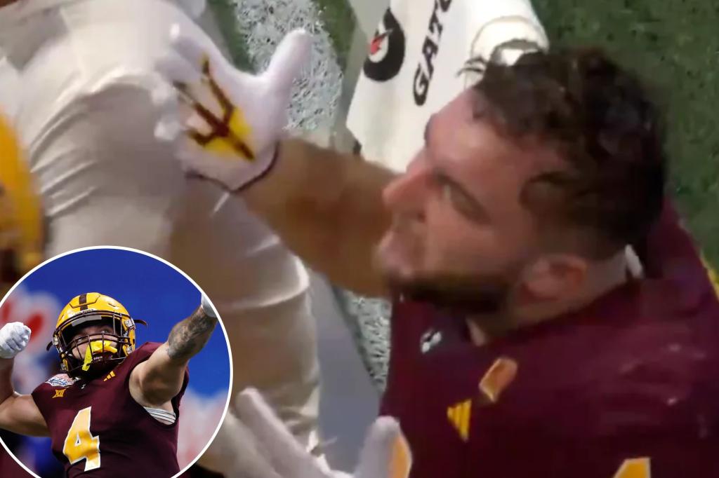 Arizona State's Cam Skattebo throws trick-play TD after sideline meltdown