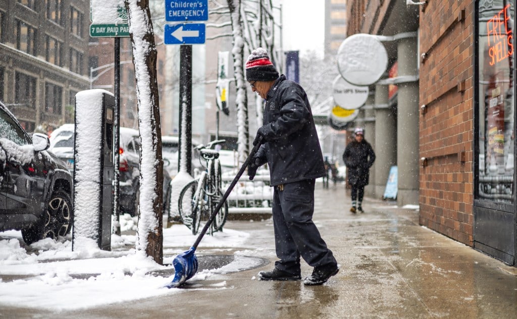 Light snow expected; temps below freezing