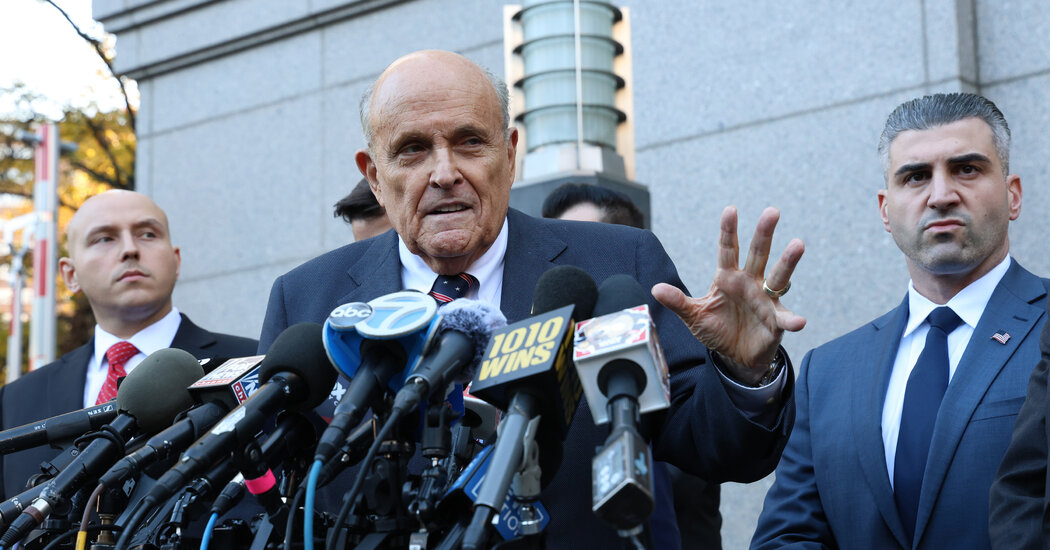 Rudy Giuliani, Slow to Transfer Assets to Election Workers, Could Be Held in Contempt